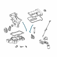 OEM Lincoln LS Front Cover Gasket Diagram - XW4Z-6020-DA