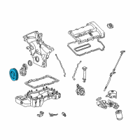 OEM 2001 Lincoln LS Pulley Diagram - XW4Z-6312-BA