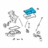 OEM Lincoln LS Valve Cover Diagram - 4R8Z-6582-BA