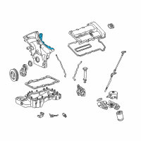 OEM Lincoln LS Front Cover Gasket Diagram - XW4Z-6020-EA