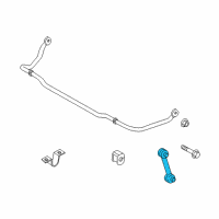 OEM Ford F-250 Super Duty Stabilizer Link Diagram - 9L3Z-5K483-D