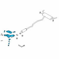 OEM 2013 Ford Fusion Catalytic Converter Diagram - DG9Z-5E212-A