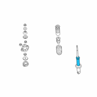 OEM 2010 Jeep Compass *ABSORBER-Suspension Diagram - 5105178AG