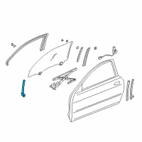 OEM 1995 Acura Integra Sash, Left Front Door (Lower) Diagram - 72270-ST7-003