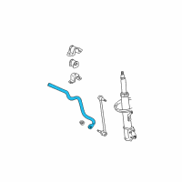 OEM 2009 Lexus RX350 Bar, STABILIZER Diagram - 48811-48110