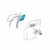 OEM 2002 Toyota Highlander Weatherstrip Diagram - 68188-48020