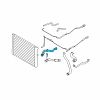 OEM 2010 BMW M6 Radiator Hose Diagram - 11-53-7-834-052