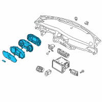 OEM 2016 Kia Optima Cluster Assembly-Instrument Diagram - 94011D5010