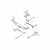 OEM Hyundai Tiburon Arm Assembly-Rear Suspension Rear, RH Diagram - 55220-2D000
