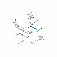 OEM 2001 Hyundai Elantra Arm Assembly-Rear Suspension Rear, RH Diagram - 55220-2D000