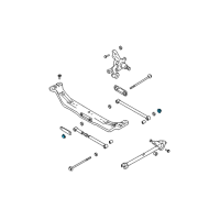 OEM 2007 Hyundai Tiburon Flange Nut Diagram - 62618-2D100