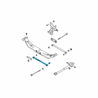 OEM Hyundai Tiburon Arm Assembly-Rear Suspension Rear, LH Diagram - 55210-2D000