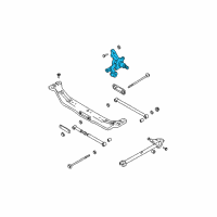 OEM 2006 Hyundai Elantra Carrier Assembly-Rear Axle, LH Diagram - 52750-2D105