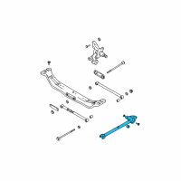 OEM Hyundai Tiburon Arm Complete-Trailing, RH Diagram - 55101-2D000