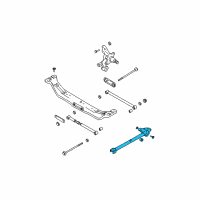 OEM 2005 Hyundai Elantra Arm Complete-Trailing, RH Diagram - 55101-2D000