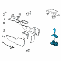 OEM 2008 Pontiac Grand Prix Shifter Diagram - 15882232