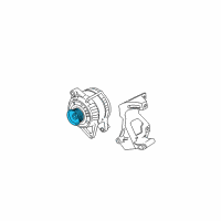 OEM Chrysler Pulley-Alternator Diagram - 4861506AH