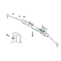 OEM 2011 Nissan Murano Tube Assy-Cylinder Diagram - 49541-1AA0A