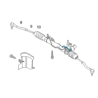 OEM 2009 Nissan Murano Tube Assy-Cylinder Diagram - 49541-1AA0A