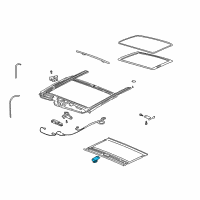 OEM 2007 Buick Rendezvous Switch Asm-Sun Roof Diagram - 10316223