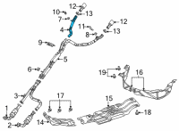 OEM Ram 1500 Exhaust Diagram - 68432190AC