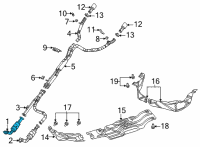 OEM 2022 Ram 1500 CONVERTER-EXHAUST Diagram - 68565304AB