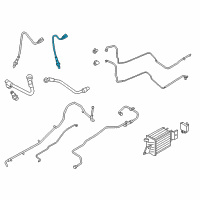 OEM 2022 Ford Edge Lower Oxygen Sensor Diagram - JL3Z-9G444-C