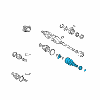 OEM Toyota Inner Joint Diagram - 43047-02090