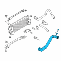 OEM 2015 Ford F-150 Outlet Hose Diagram - FL3Z-6F073-B