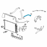 OEM 2015 GMC Terrain Reservoir Hose Diagram - 25952834