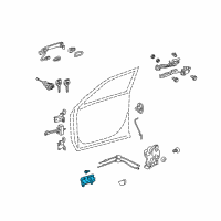 OEM 2013 Toyota Highlander Handle, Inside Diagram - 69206-28130-C2