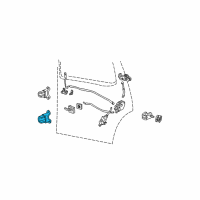 OEM 1997 Mercury Mountaineer Lower Hinge Diagram - F1TZ-7826810-A