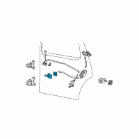 OEM 1999 Mercury Mountaineer Handle Diagram - 3L2Z-7821818-AAA