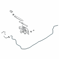 OEM Hyundai Veloster Hose-Rear Washer Diagram - 98952-J3000