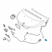 OEM 1999 BMW Z3 Ball Pin Diagram - 41-62-8-186-348