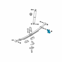 OEM GMC Shackle Diagram - 23341158