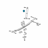 OEM GMC Bumper Diagram - 84030756