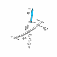 OEM 2021 Chevrolet Silverado 1500 Shock Diagram - 84525203