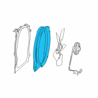 OEM 2015 Ram 2500 SHROUD-Fan Diagram - 52014731AB