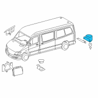 OEM Dodge Horn Diagram - 68058658AA