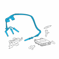 OEM Chevrolet Impala Cable Set Diagram - 19417611