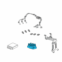 OEM Ford Explorer Sport Coil Diagram - FOTZ-12029-A