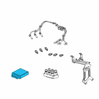 OEM 2001 Ford Explorer Sport Trac PCM Diagram - YU7Z-12A650-APA