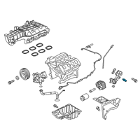 OEM Lincoln Navigator Oil Pressure Sending Unit Diagram - GN1Z-9D290-C