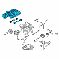 OEM 2020 Lincoln Navigator Intake Manifold Diagram - HL3Z-9424-B