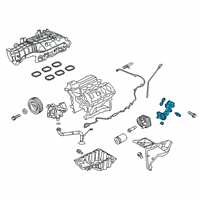 OEM Ford Oil Cooler Diagram - HL3Z-6881-A