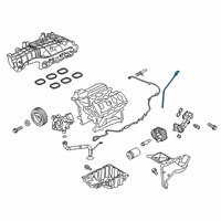 OEM 2020 Ford Expedition Dipstick Diagram - HL3Z-6750-B