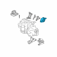 OEM 2008 Honda Fit Rubber, RR. Engine Mounting Insulator Diagram - 50810-SLA-981
