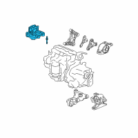 OEM Honda Fit Rubber Assy., Engine Side Mounting (AT) Diagram - 50820-SLN-A81
