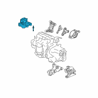 OEM 2007 Honda Fit Rubber Assy., Engine Side Mounting (AT) Diagram - 50820-SLN-A81